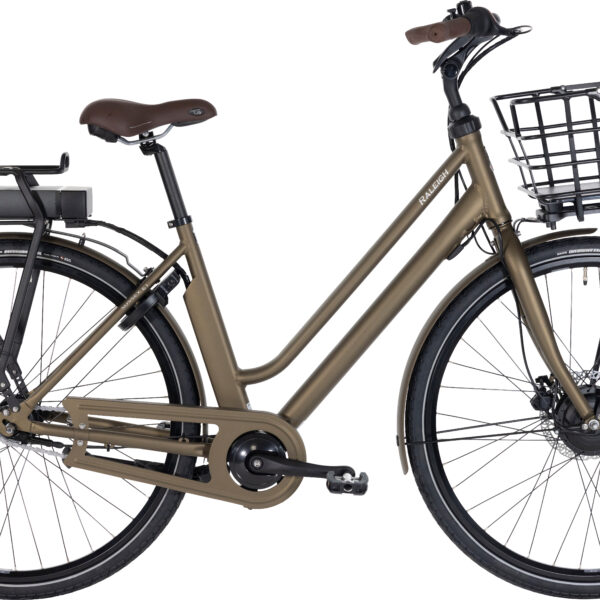 Raleigh Sussex E1 mat sand Elcykel dame